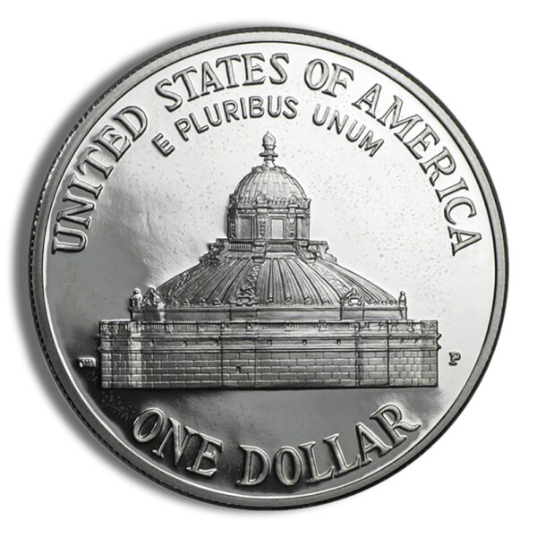 2000-P $1 Library of Congress Silver Commem - BU - Image 2