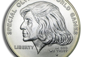 1995-W $1 Special Olympics Silver Commem - BU