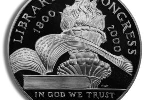 2000-P $1 Library of Congress Silver Commem - Proof