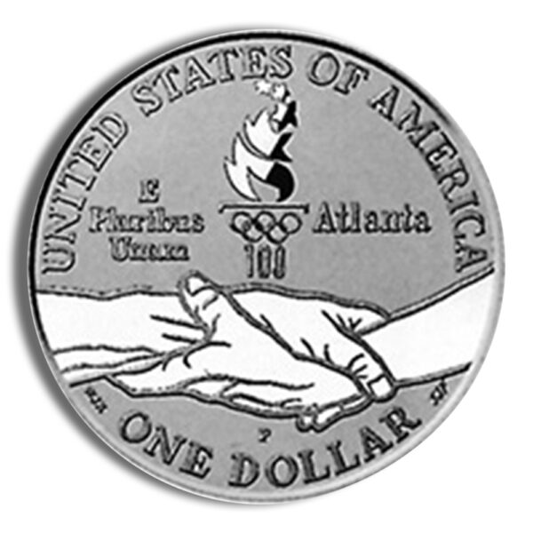 1995-P $1 Blind Runner Silver Commem - Proof - Image 2