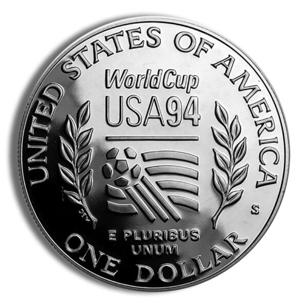 1994-D $1 World Cup Silver Commem - BU - Image 2