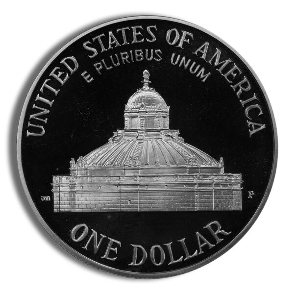 2000-P $1 Library of Congress Silver Commem - Proof - Image 2