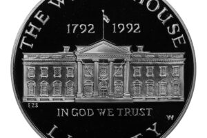 1992-W $1 White House Silver Commem - Proof