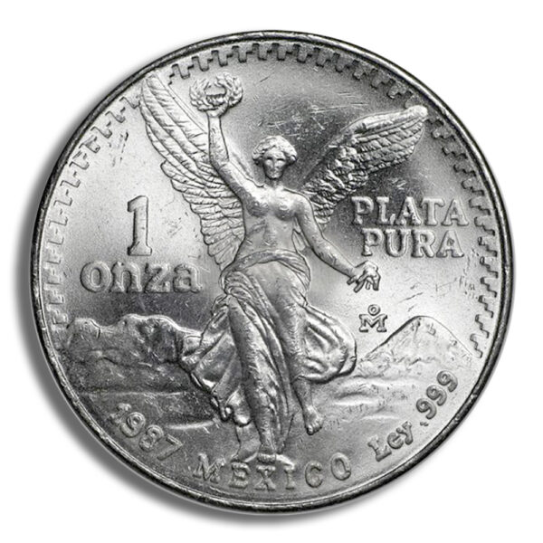 1987 1 oz Silver Mexican Libertad - BU