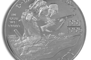 1993-D $1 World War II Silver Commem - BU