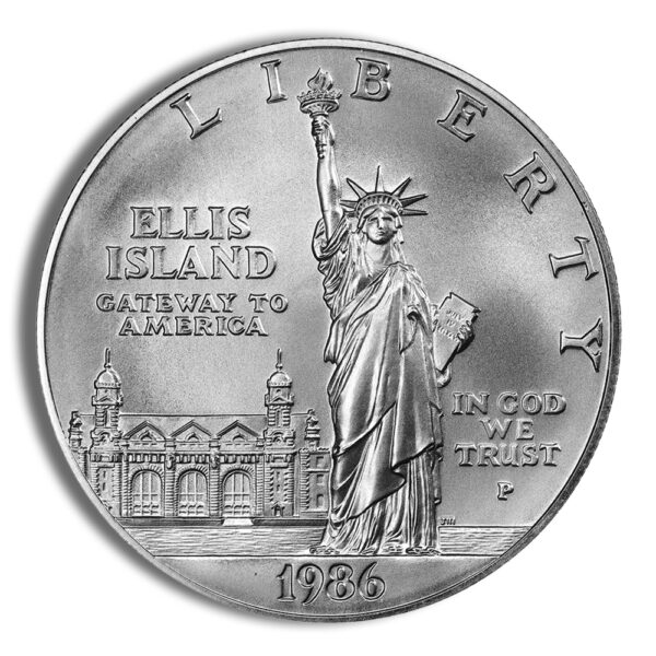 1986-P $1 Statue of Liberty Silver Commem - BU