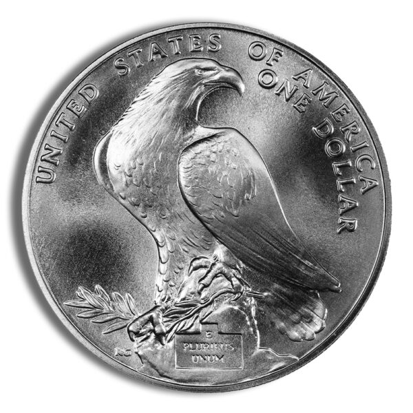 1984-P $1 LA Olympic Silver Commem - BU - Image 2