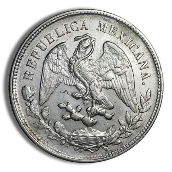 Mexico Silver Peso Cap & Rays (1898-1909) - Image 2