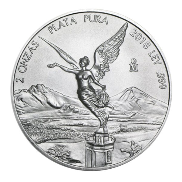 2 oz Silver Mexican Libertad - BU