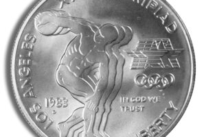 1983-D $1LA Olympic Silver Commem - BU