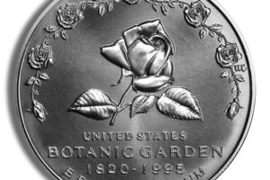 1997-P $1 Botanic Garden Silver Commem - BU