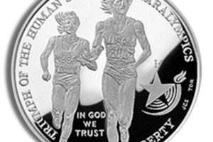 1995-P $1 Blind Runner Silver Commem - Proof
