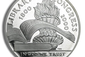 2000-P $1 Library of Congress Silver Commem - BU