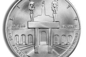 1984-D $1 LA Olympic Silver Commem - BU