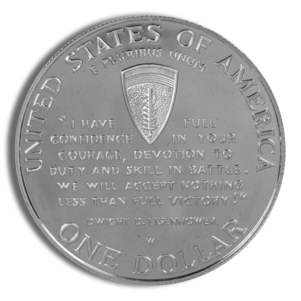 1993-D $1 World War II Silver Commem - BU - Image 2