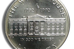 1992-D $1 White House Silver Commem - BU