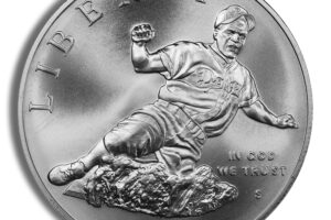 1997-S $1 Jackie Robinson Silver Commem - BU
