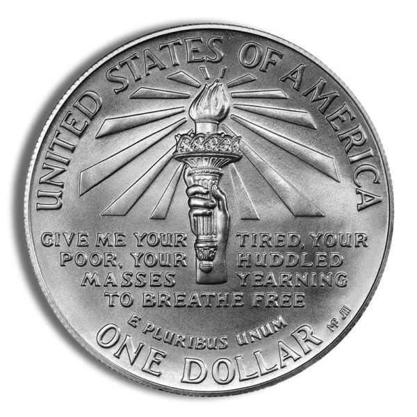 1986-P $1 Statue of Liberty Silver Commem - BU - Image 2