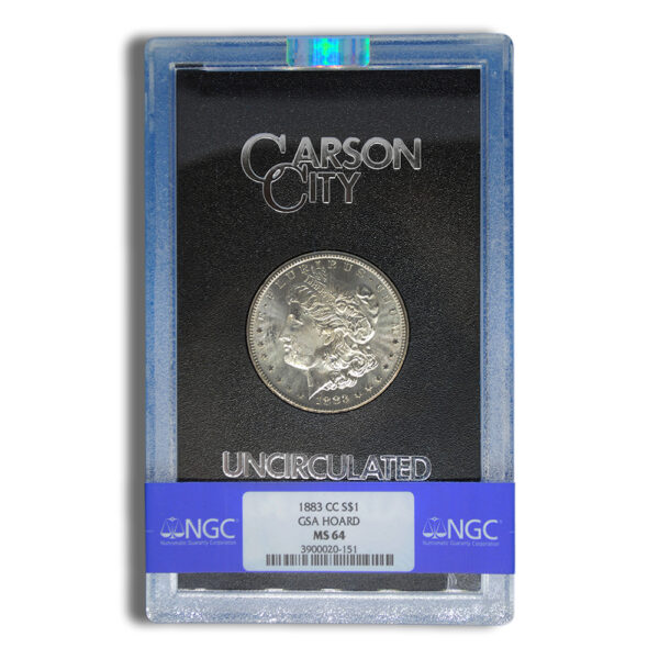 1883-CC GSA Morgan Dollar - NGC MS64