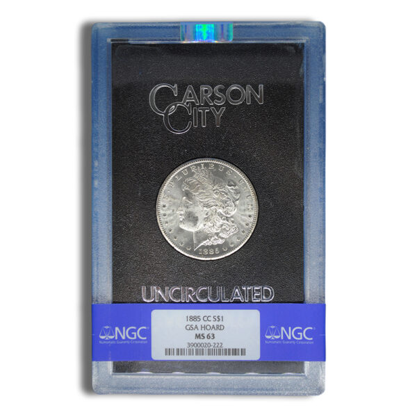 1885-CC GSA Morgan Dollar - NGC MS63
