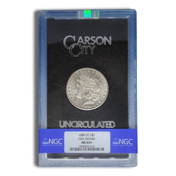 1880-CC GSA Morgan Dollar - NGC MS63+