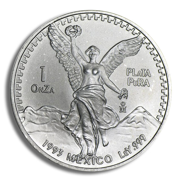1993 1 oz Silver Mexican Libertad - BU