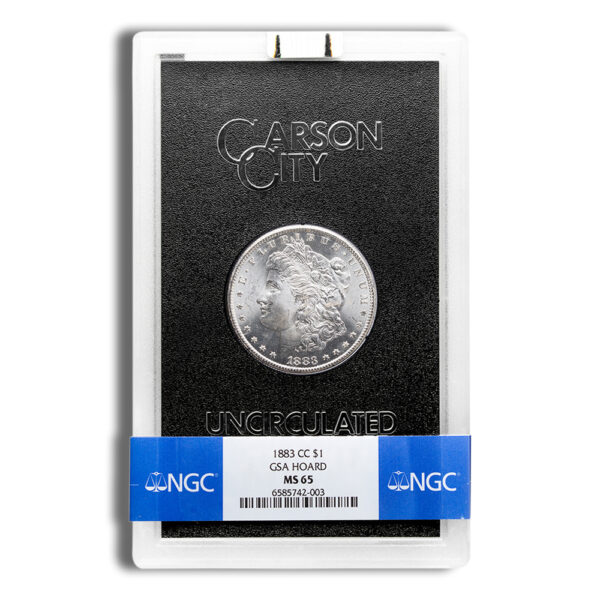 1883-CC GSA Morgan Dollar - NGC MS65