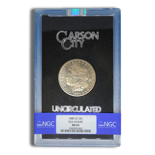 1880-CC GSA Morgan Dollar - NGC MS63