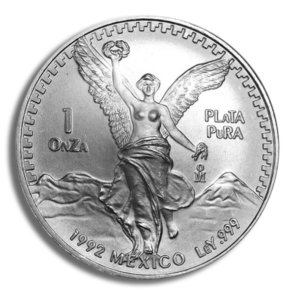 1992 1 oz Silver Mexican Libertad - BU