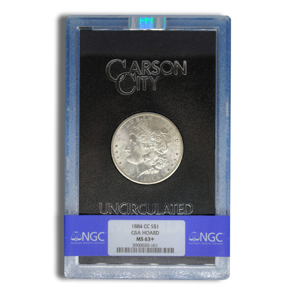 1884-CC GSA Morgan Dollar - NGC MS63+