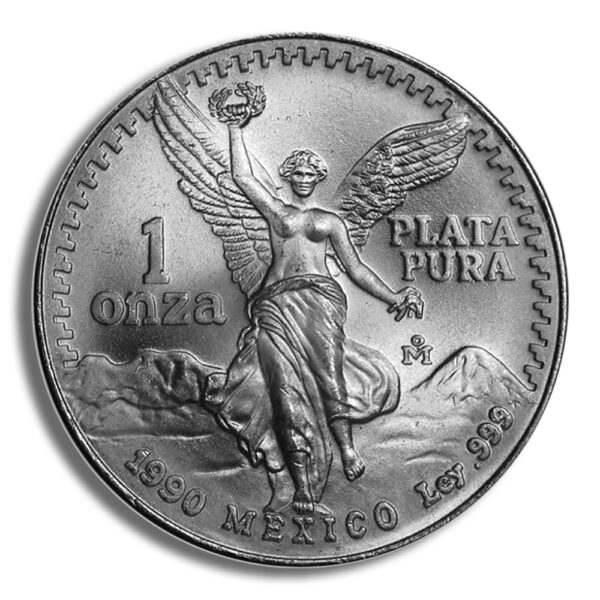 1989 1 oz Silver Mexican Libertad - BU