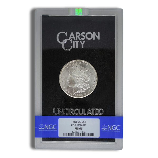 1884-CC GSA Morgan Dollar - NGC MS65