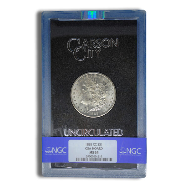 1885-CC GSA Morgan Dollar - NGC MS64