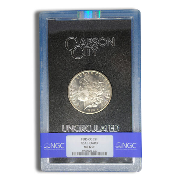 1885-CC GSA Morgan Dollar - NGC MS63+