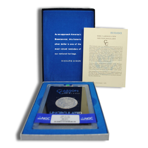1880-CC GSA Morgan Dollar - NGC MS63+ - Image 3