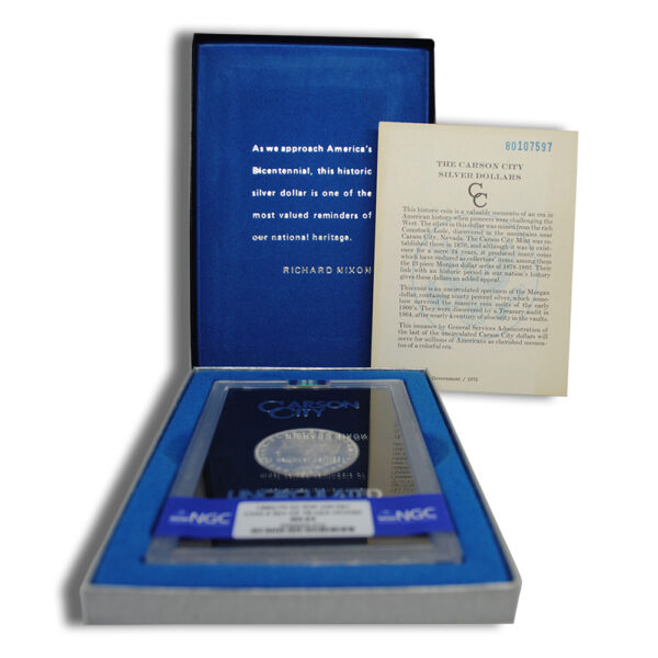1880/79-CC Rev 78 GSA Morgan Dollar - NGC MS64 - Image 3