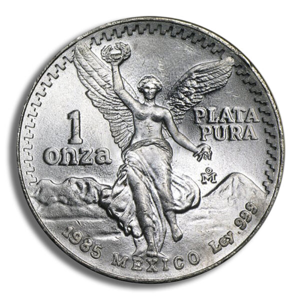 1985 1 oz Silver Mexican Libertad - BU