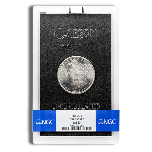 1883-CC GSA Morgan Dollar - NGC MS63