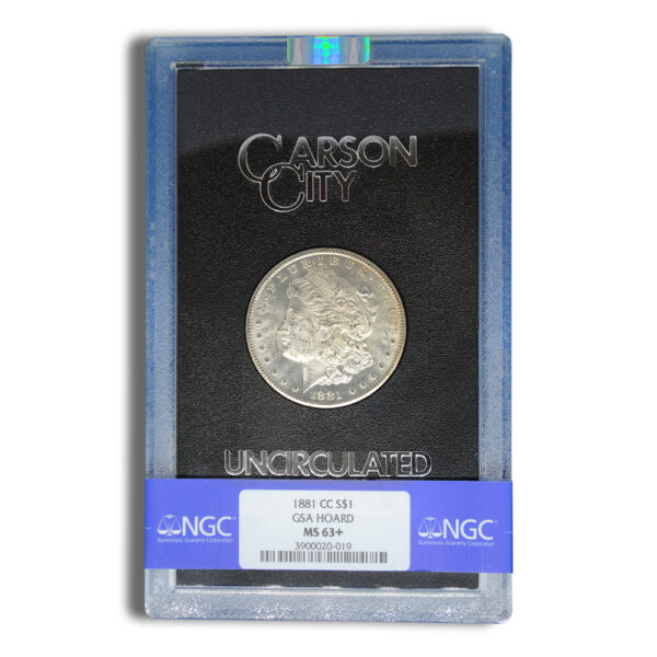 1881-CC GSA Morgan Dollar - NGC MS63+