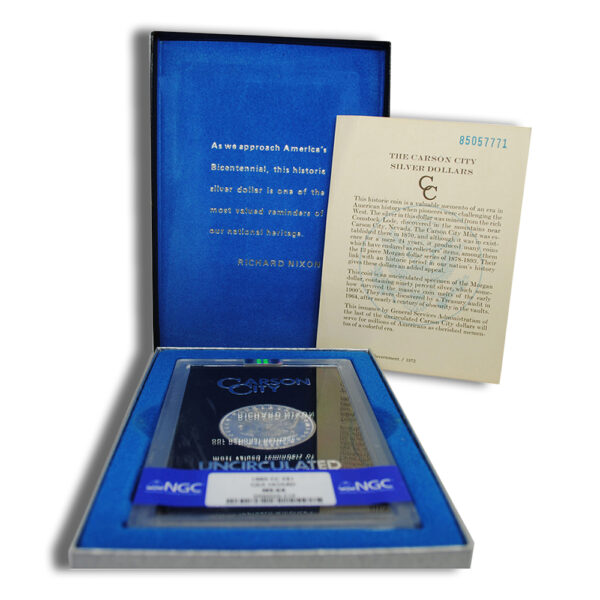 1885-CC GSA Morgan Dollar - NGC MS64 - Image 3