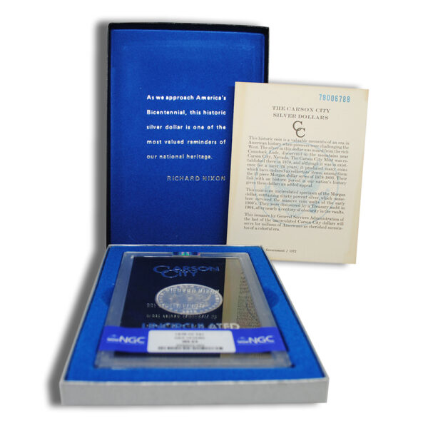 1878-CC GSA Morgan Dollar - NGC MS63 - Image 3