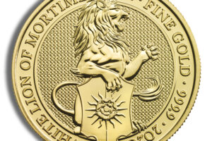 2020 1 oz Great Britain Queen's Beast Gold Coin - White Lion
