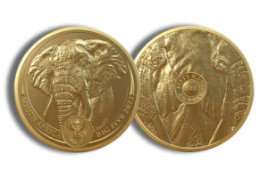 2022 1 oz Gold South Africa Big 5 Elephant Coin - Series I