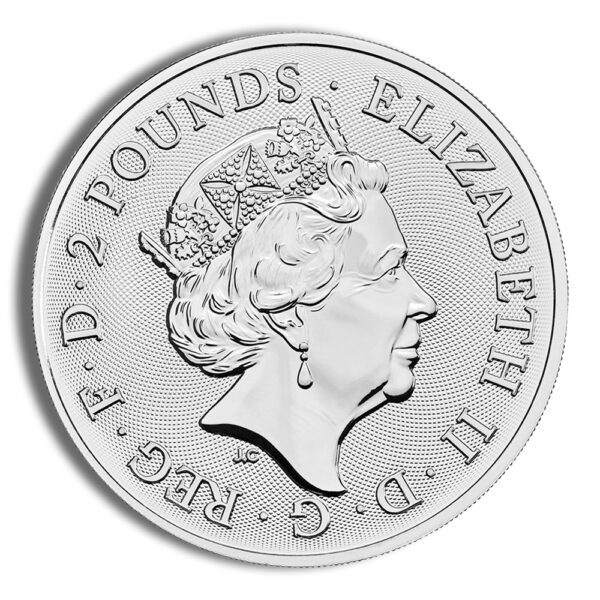2023 1 oz Silver Great Britain King Arthur BU - Image 2