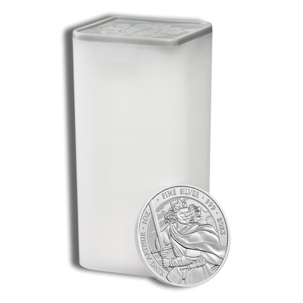 2023 1 oz Silver Great Britain King Arthur BU - Image 3