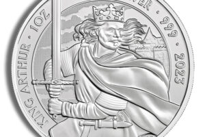2023 1 oz Silver Great Britain King Arthur BU