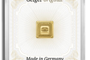 1 gram Gold Bar - Geiger (In Assay)