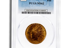 $10 Gold Indian Eagle - PCGS MS62