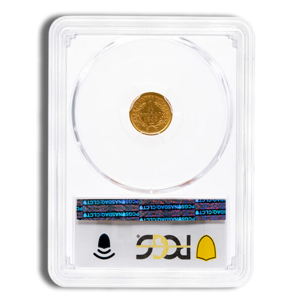 $1 Gold Liberty Type 1 - PCGS MS62 - Image 2