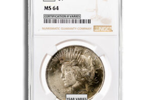 Peace Dollar - NGC MS64